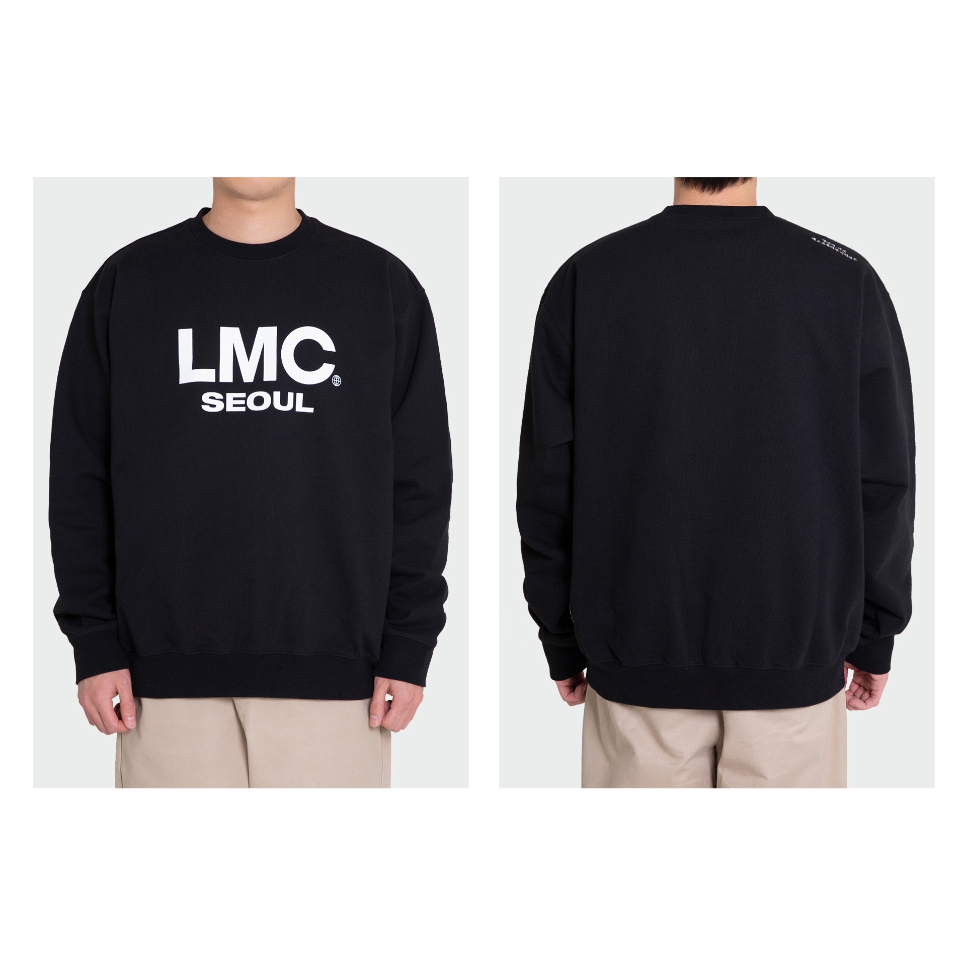 LMC X SEOULMADE SWEATSHIRT black