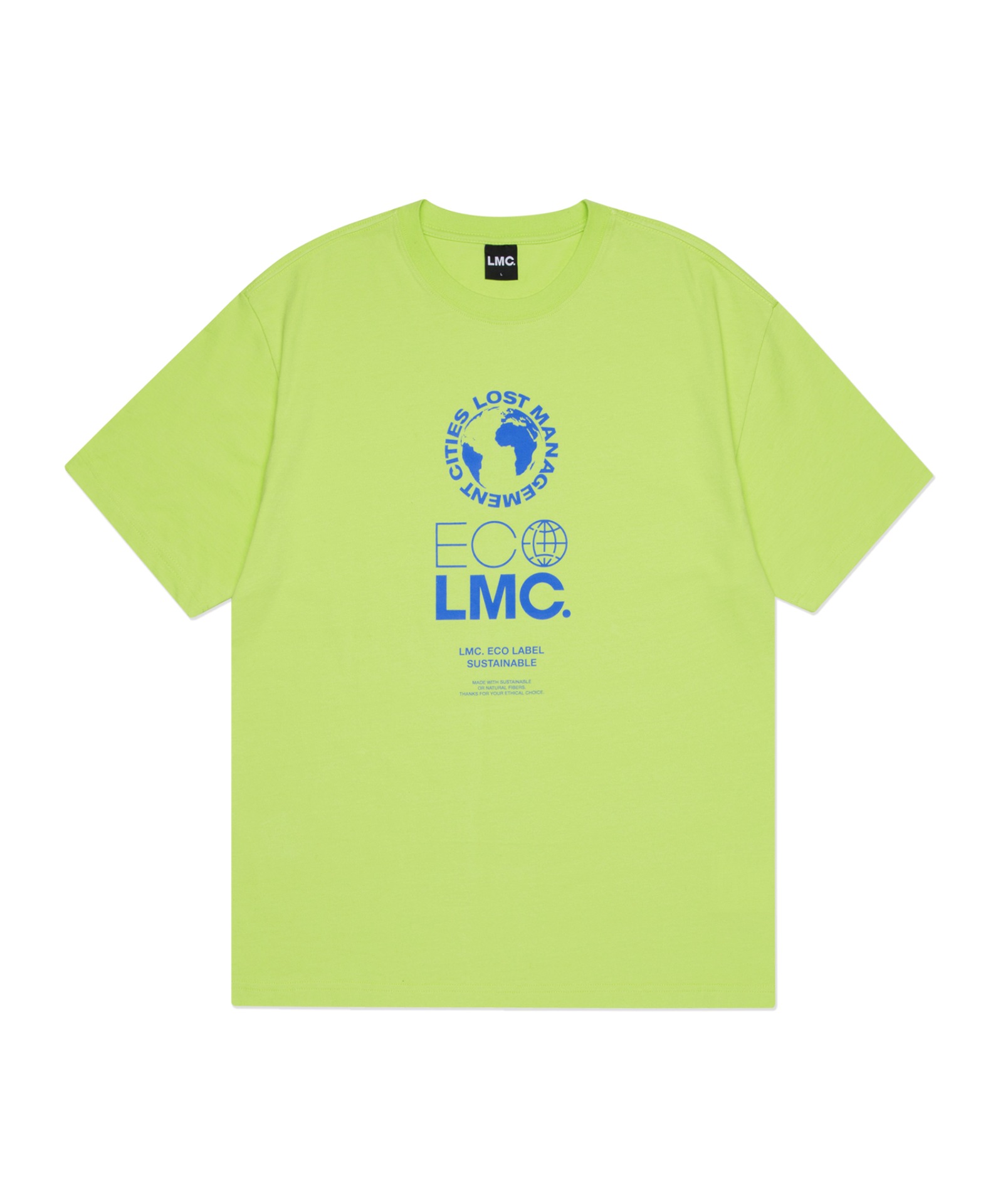 LMC ECO LABEL ORGANIC TEE light green