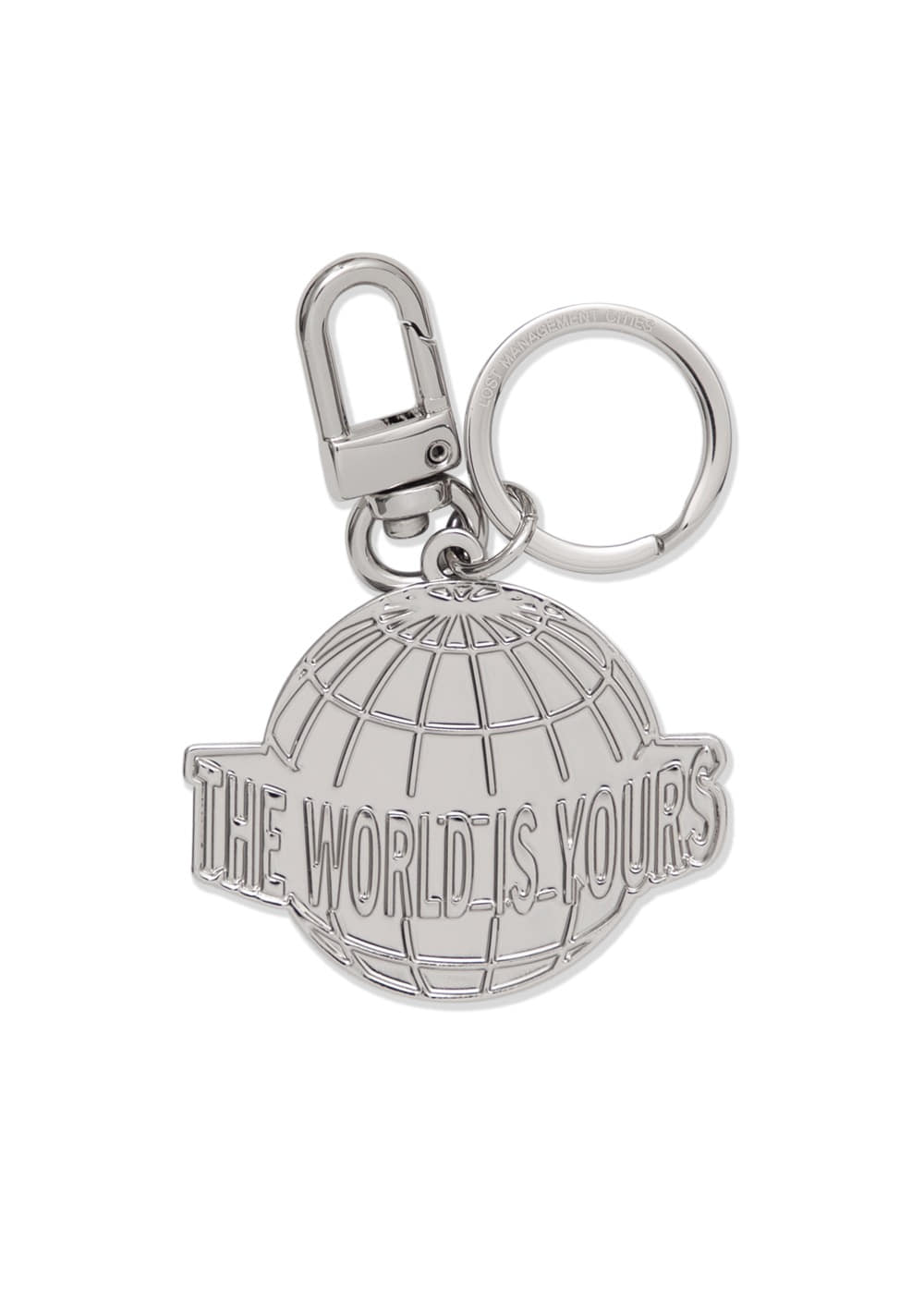 LMC X SCARFACE THE WORLD IS YOURS KEYRING silver
