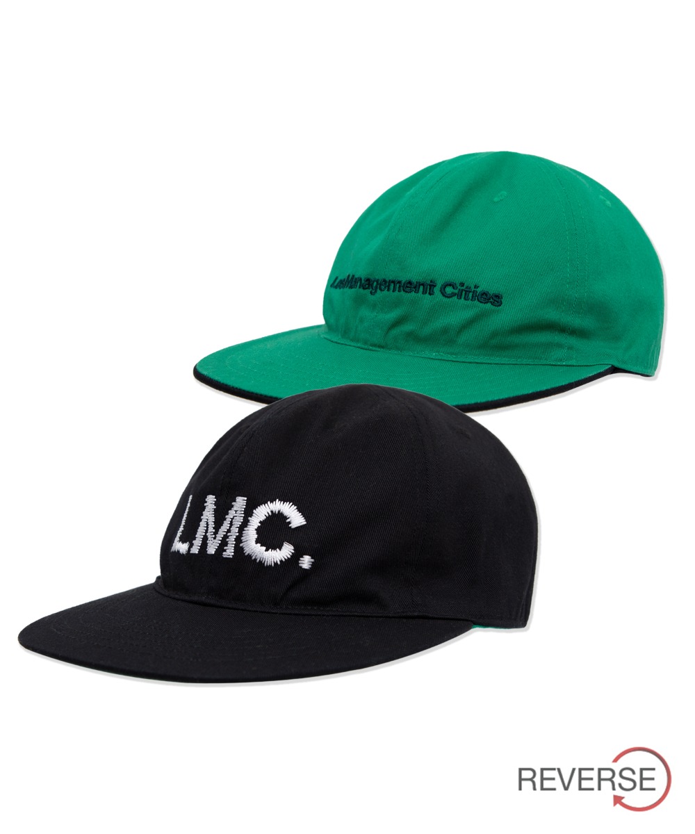 LMC REVERSIBLE 6PANEL CAP black, lmc, 엘엠씨