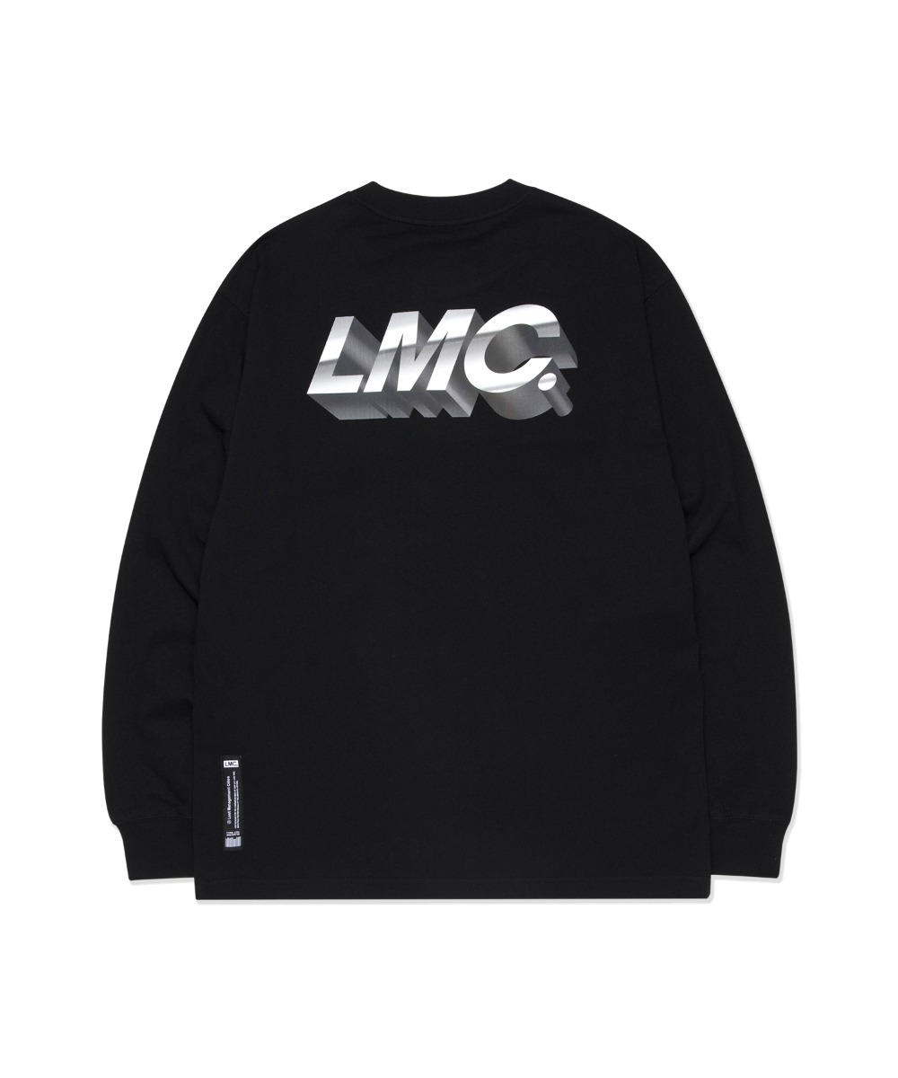 LMC 3D ITALIC OG LONG SLV TEE black, LMC | 엘엠씨