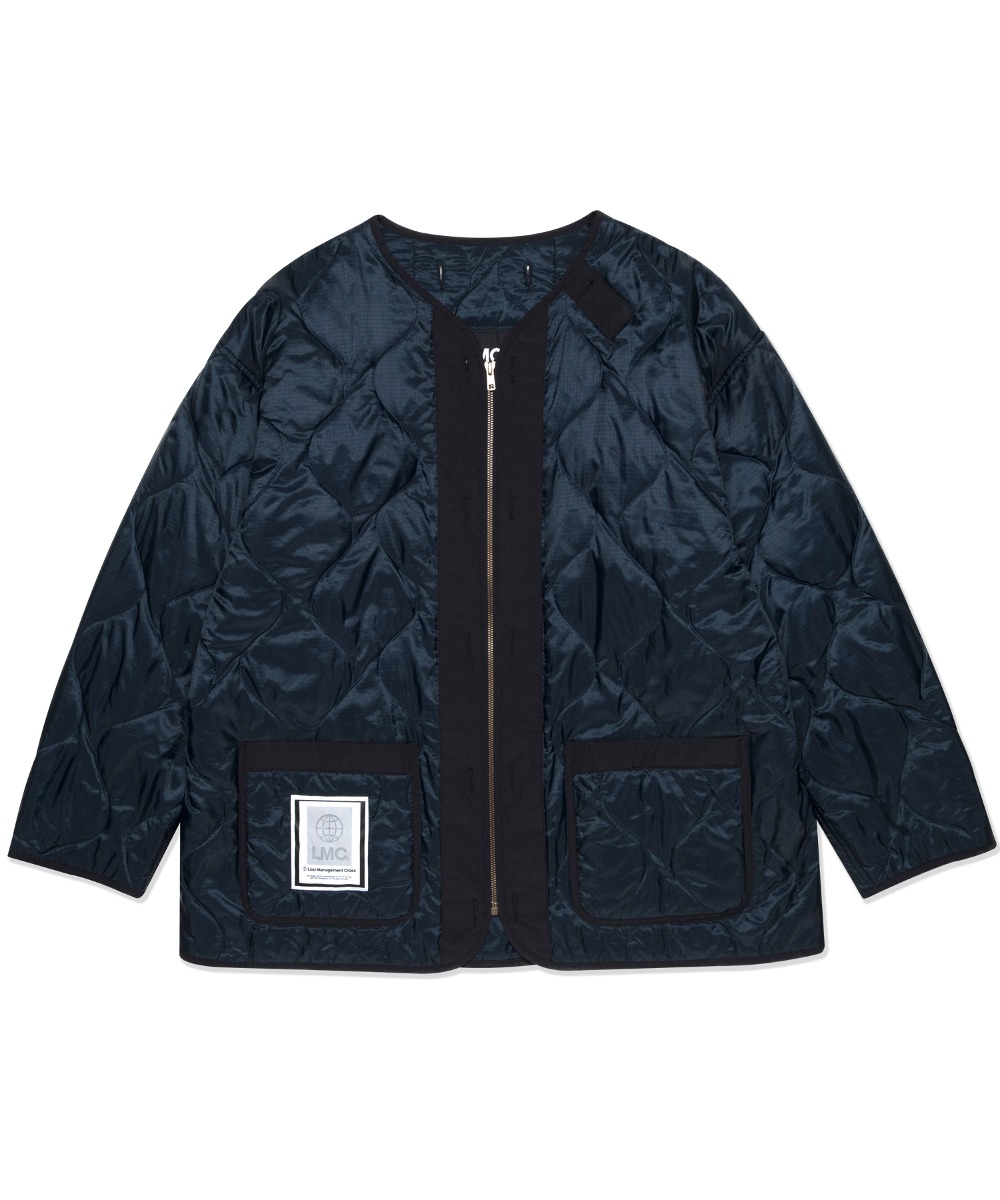 LMC QUILTED LINER JACKET navy