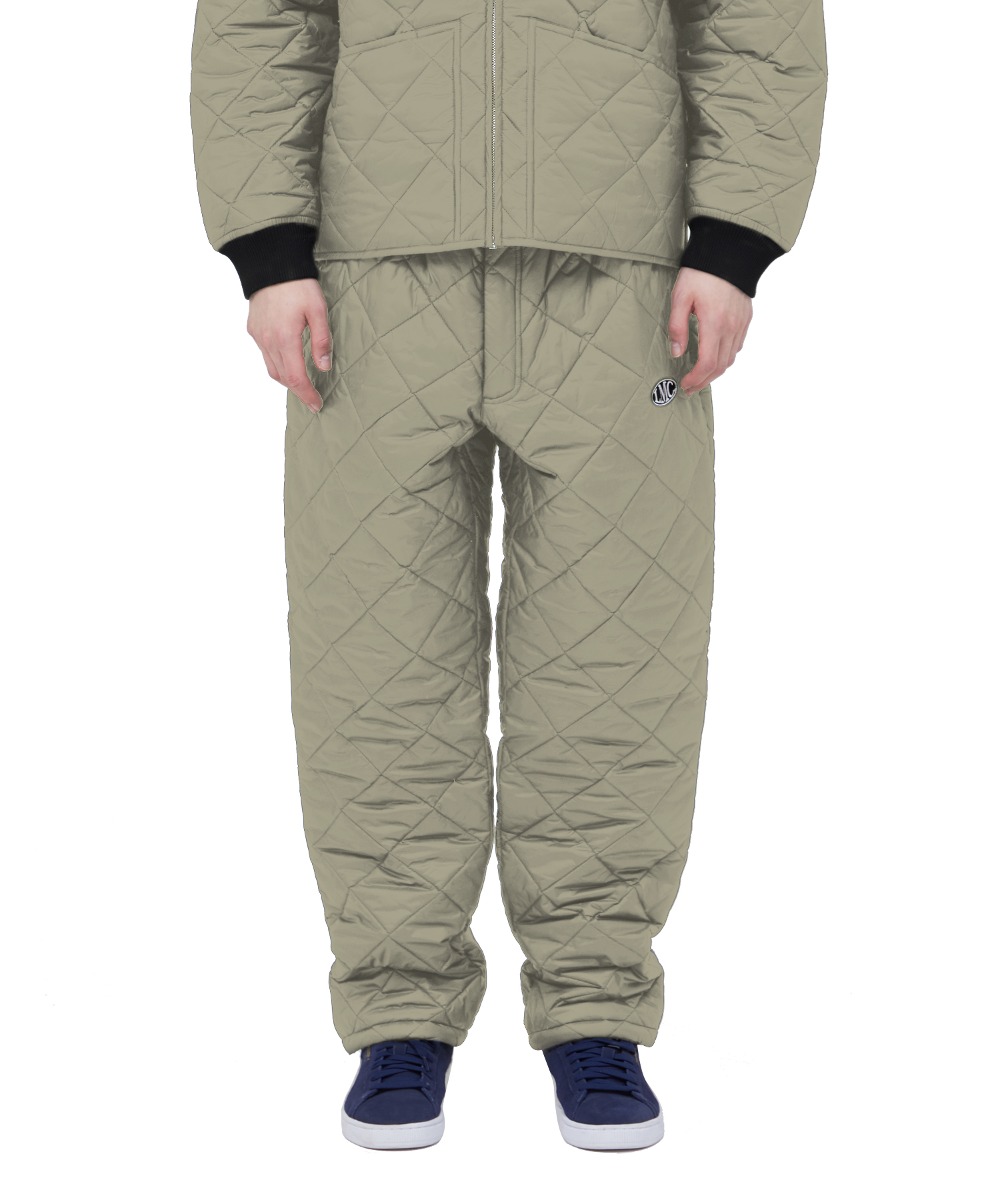 LMC OVAL QUILTED PANTS sand