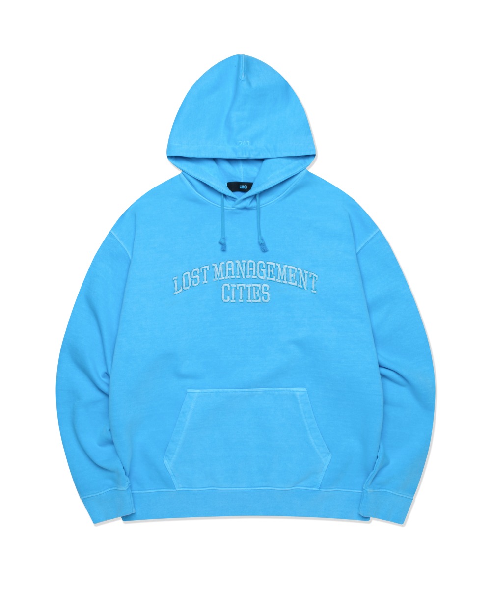 OVERDYED ARCH FN HOODIE sky blue