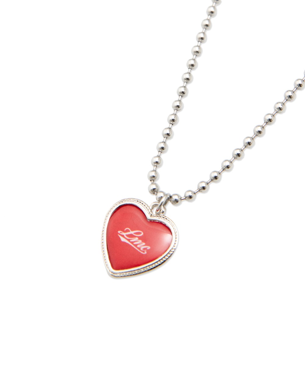 CLASSIC HEART NECKLACE red
