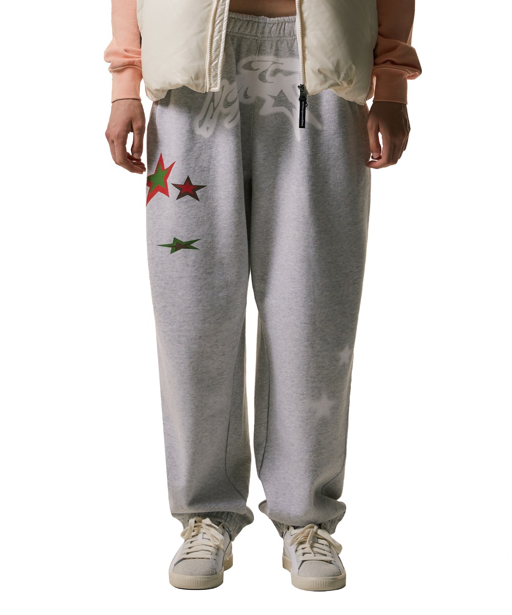 TWINKLE STAR SWEAT PANTS heather gray, LMC | 엘엠씨
